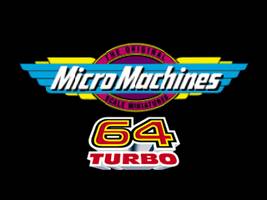 Micro Machines 64 Turbo Title Screen